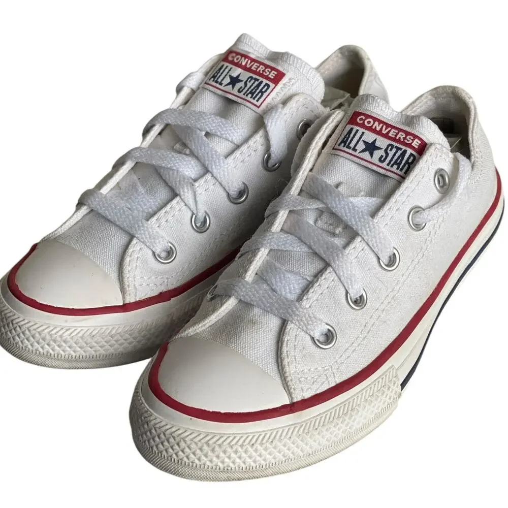 Converse Kids Chuck Taylor All Star Low Top Sneaker Optical White Size 13